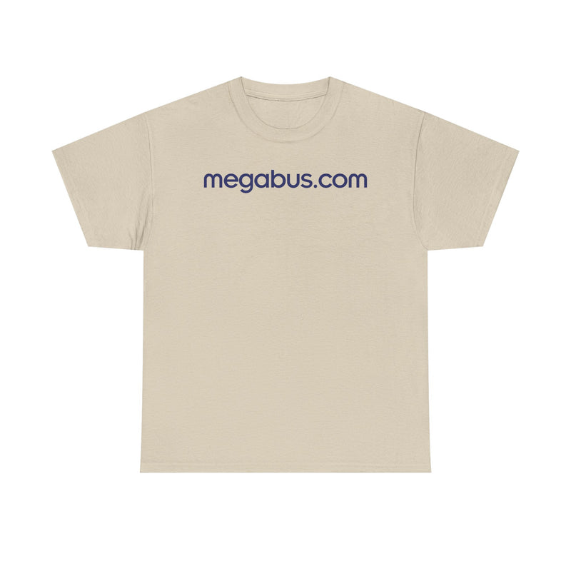 Load image into Gallery viewer, Megabus.com Defunct Bus Service T-Shirt Budget Travel Transportation Company Tee
