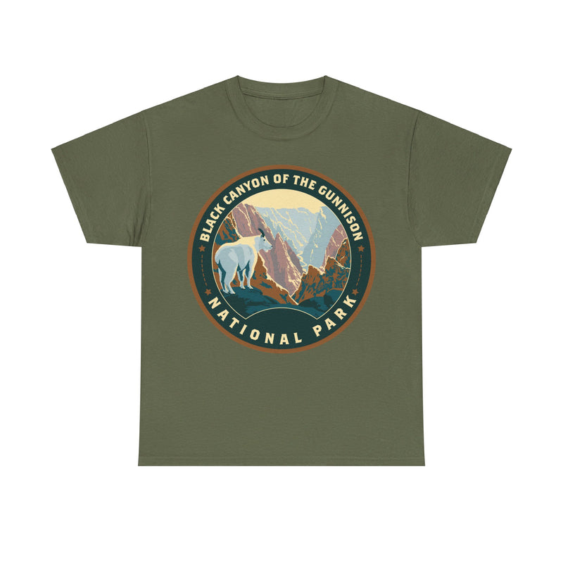 Load image into Gallery viewer, Black Canyon of the Gunnison National Park Colorado Round Logo T-shirt
