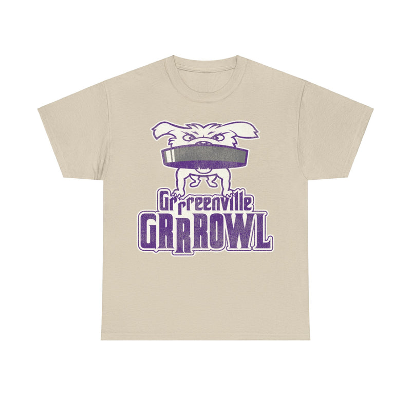 Load image into Gallery viewer, Greenville Grrrowl Hockey Team Nostalgic Logo T-shirt
