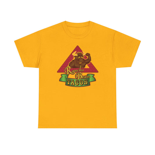 Rancho Bravo Tacos T-Shirt - Taco Restaurant Industry Defunct Tee