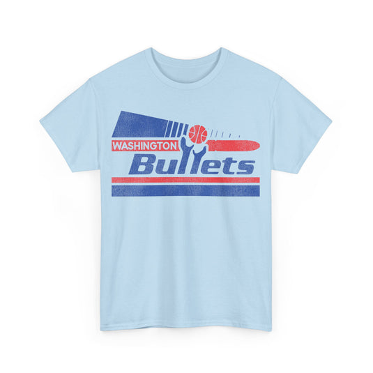 Washington Bullets Basketball Pennant Nostalgic Retro T-shirt