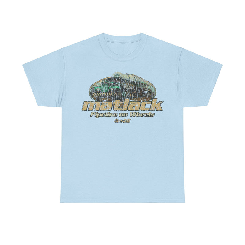 Load image into Gallery viewer, Matlack Pipeline on Wheels Trucking Nostalgic T-shirt
