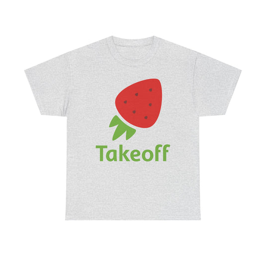 Takeoff Technologies T-Shirt Bankrupt Grocery Tech Company Defunct Logo Tee
