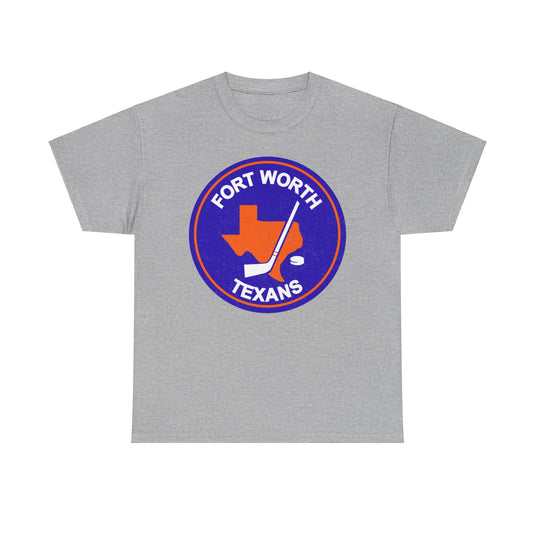 Fort Worth Texans Hockey 1981 Texas Nostalgic Logo T-shirt