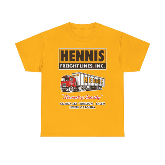 Hennis Freight Lines North Carolina Trucking T-shirt