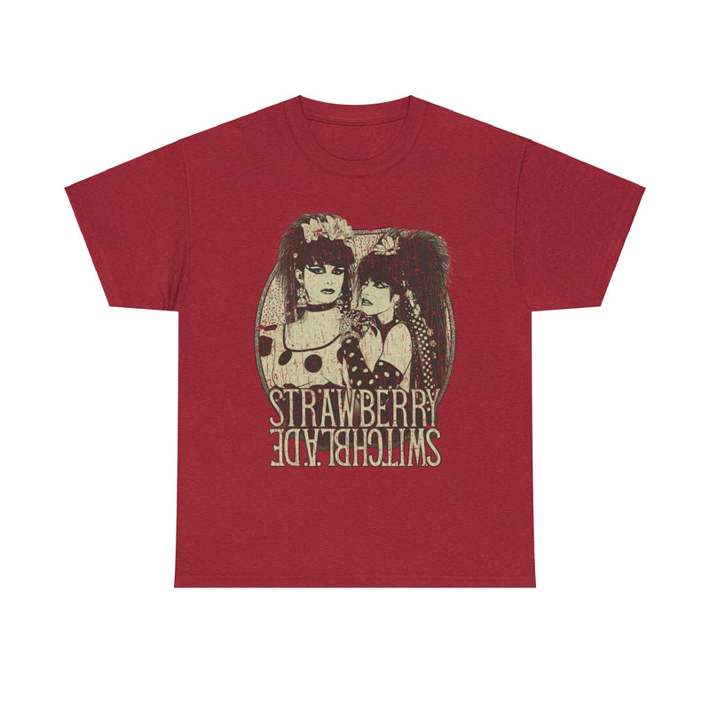 Load image into Gallery viewer, Strawberry Switchblade 1981 Jill Bryson Rose McDowal Scotland Pop Band T-shirt
