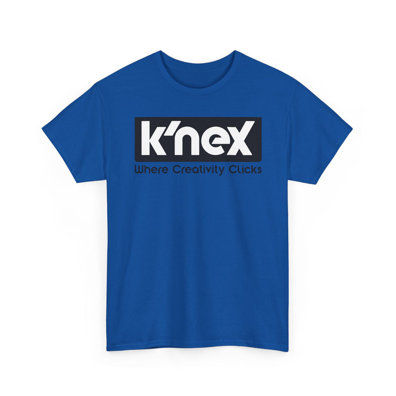 Load image into Gallery viewer, K&#39;NEX Defunct Building Toys T-Shirt Where Creativity Clicks Construction Set Tee

