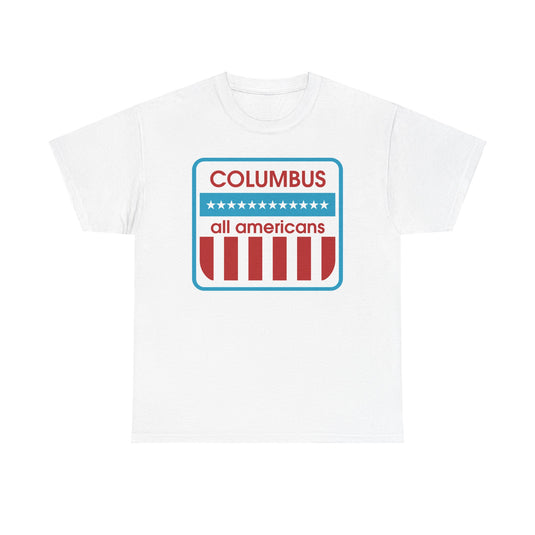 Columbus All-Americans Ohio American Professional Slo-Pitch League 1977 T-shirt