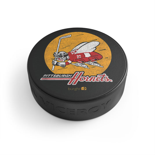 Pittsburgh Hornets Burghr Pennsylvania Hockey Puck