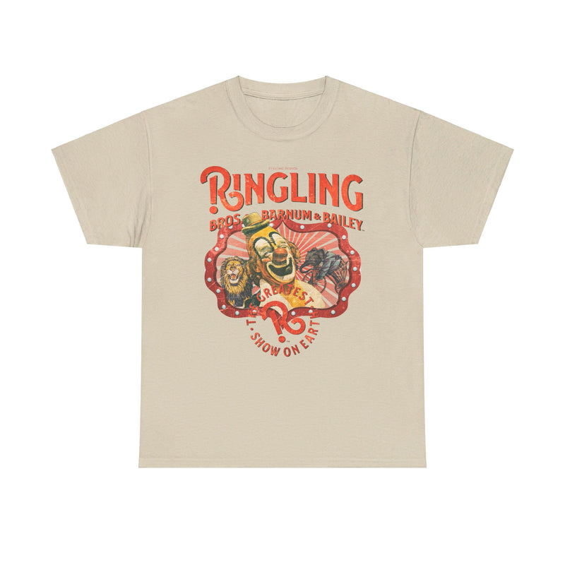 Load image into Gallery viewer, Ringling Brothers Greatest Show on Earth Nostalgic Retro Logo T-shirt
