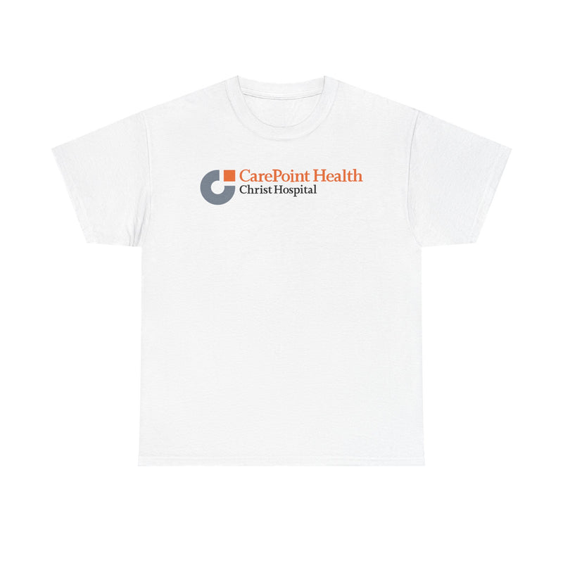 Load image into Gallery viewer, CarePoint Health Logo Jersey City Hospital Graphic T-Shirt Rare Defunct Brand Tee

