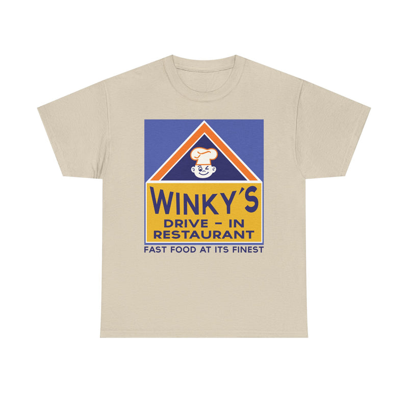 Load image into Gallery viewer, Winky&#39;s Drive-In Restaurant Fast Food Vintage Logo Chain T-Shirt
