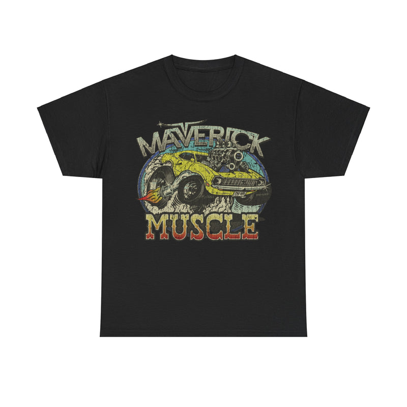 Load image into Gallery viewer, Maverick Muscle Car 1970 Distressed Print T-shirt
