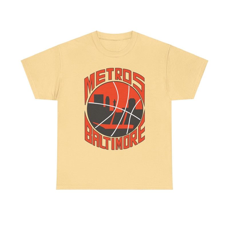 Load image into Gallery viewer, Baltimore Metros Maryland Continental Basketball Association 1978-1979 T-shirt
