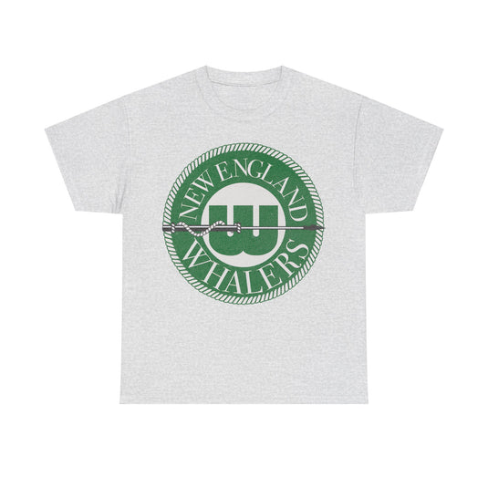 New England Whalers Connecticut Logo Ice Hockey T-shirt