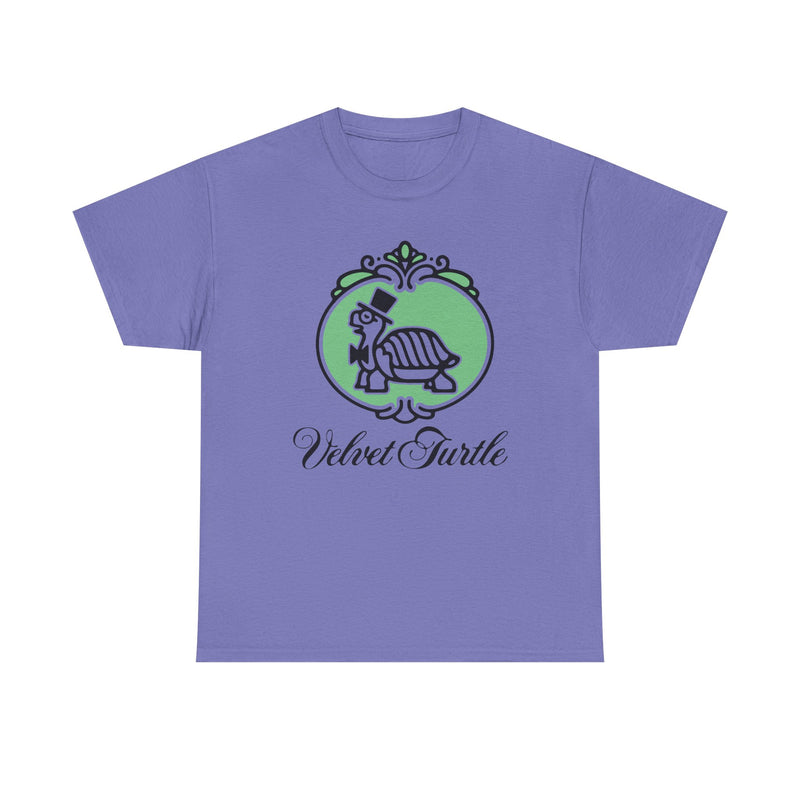 Load image into Gallery viewer, Velvet Turtle T-Shirt - Restaurant Industry Defunct Logo Tee
