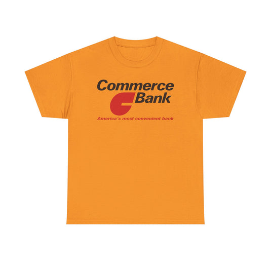 Commerce Bank America's Most Convenient Banking Logo New Jersey T-Shirt