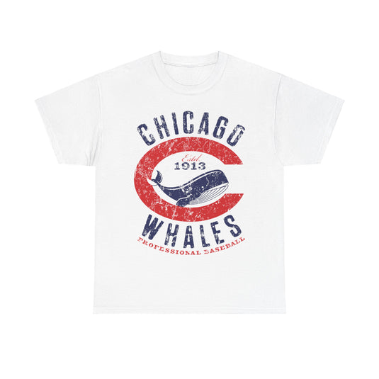 Chicago Whales Baseball Team Nostalgic Retro T-shirt