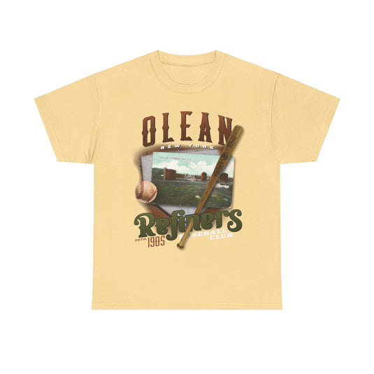 Olean Refiners Est 1905 New York Baseball T-shirt