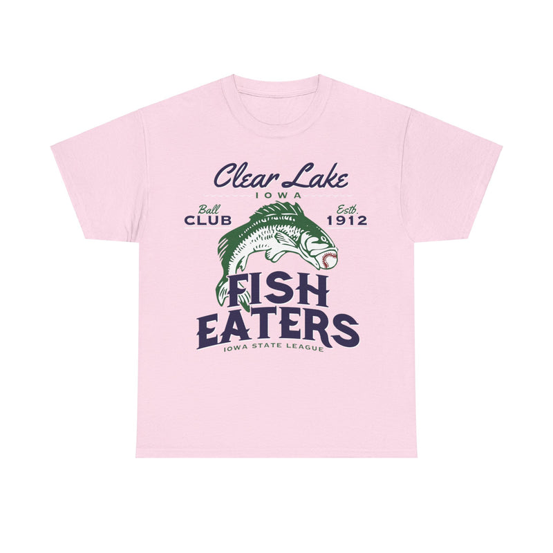 Load image into Gallery viewer, Clear Lake Fish Eaters Est 1912 Iowa Baseball T-shirt
