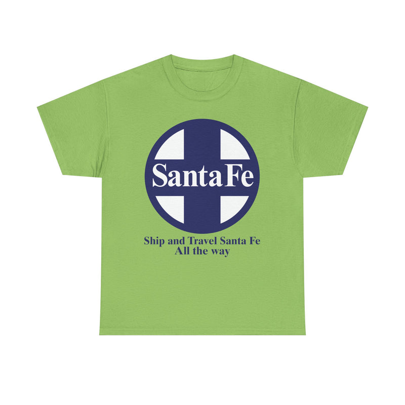 Load image into Gallery viewer, Santa Fe Cross Logo Ship Travel Railroad Vintage Train T-Shirt

