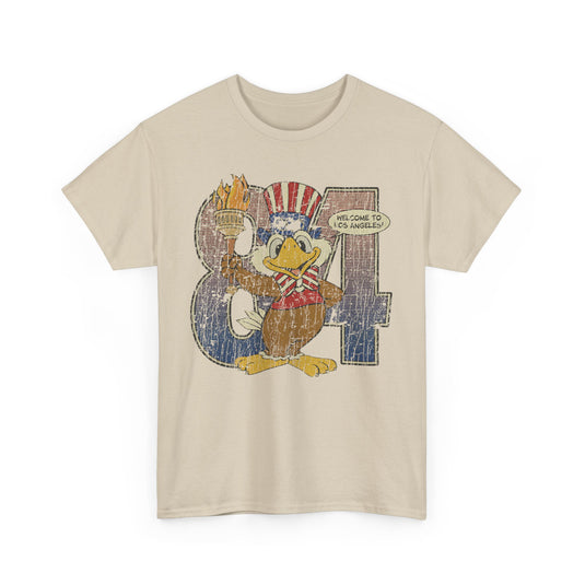 Sam The Eagle 1984 Summer Olympics Mascot California T-shirt