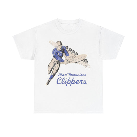 San Francisco Clippers Retro Nostalgic Football T-shirt