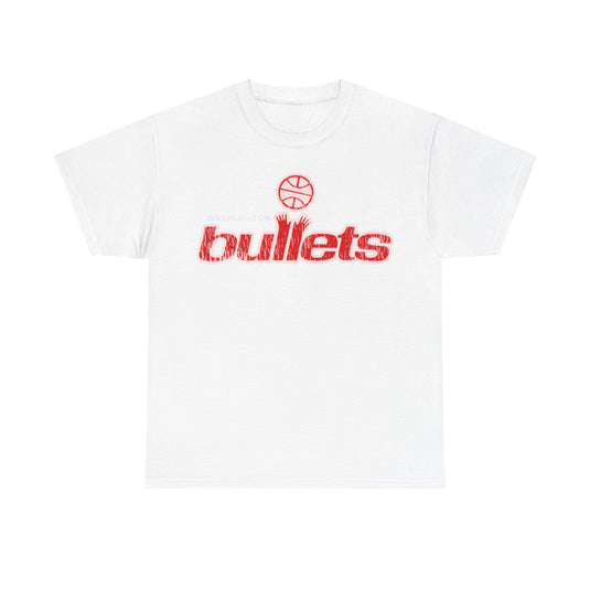 Washington Bullets Basketball Team Nostalgic Retro T-shirt