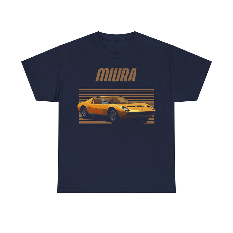 Load image into Gallery viewer, Lamborghini Miura 1966 Nostalgic Automobile Car T-shirt
