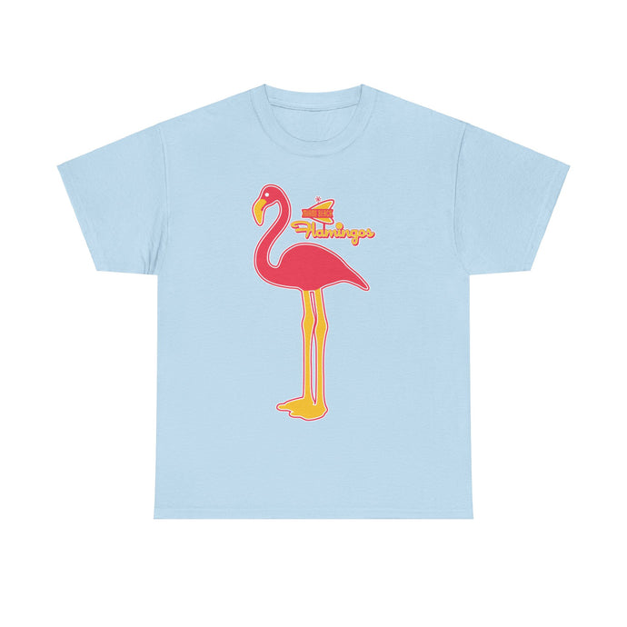 Miami Beach Flamingos Nostalgic Retro Baseball Team T-shirt