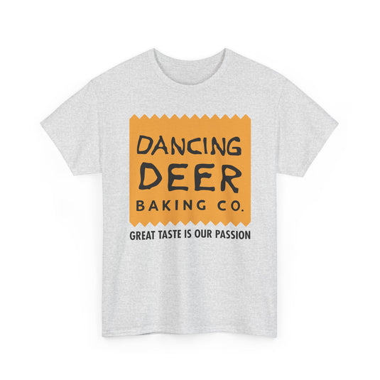 Dancing Deer Baking T-Shirt - Closed Bakery Company Logo Tee - Boston
