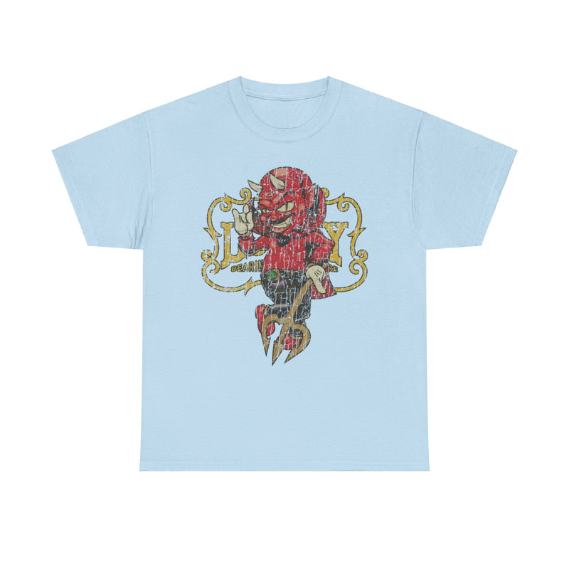 Load image into Gallery viewer, Lucky Bearings Devil 1995 Car Distressed Print T-shirt
