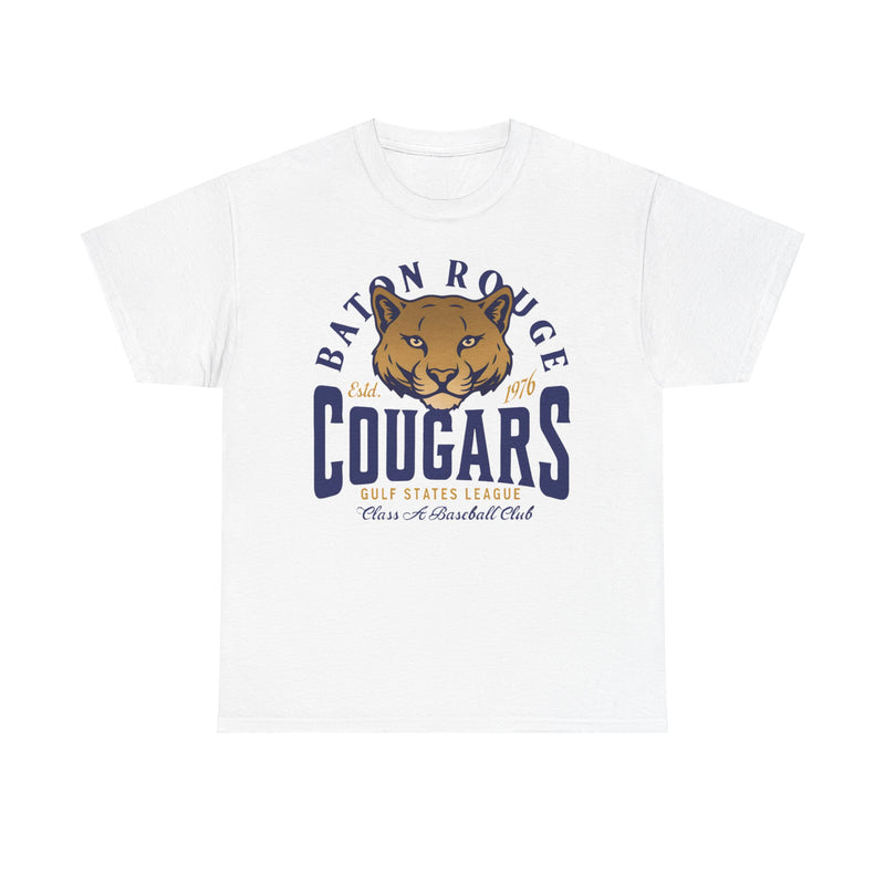 Load image into Gallery viewer, Baton Rouge Cougars Est 1976 Louisiana Baseball Team T-shirt
