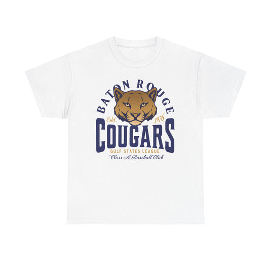 Baton Rouge Cougars Est 1976 Louisiana Baseball Team T-shirt