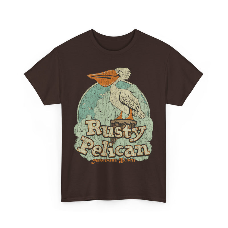 Load image into Gallery viewer, The Rusty Pelican 1972 Newport Beach California Seafood Restaurant Nostalgic T-shirt
