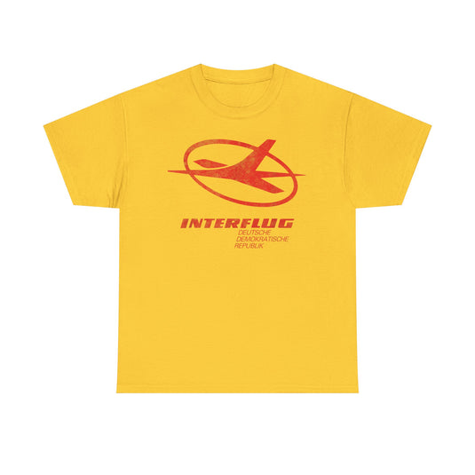 German Interflug Airlines Retro Nostalgic T-shirt