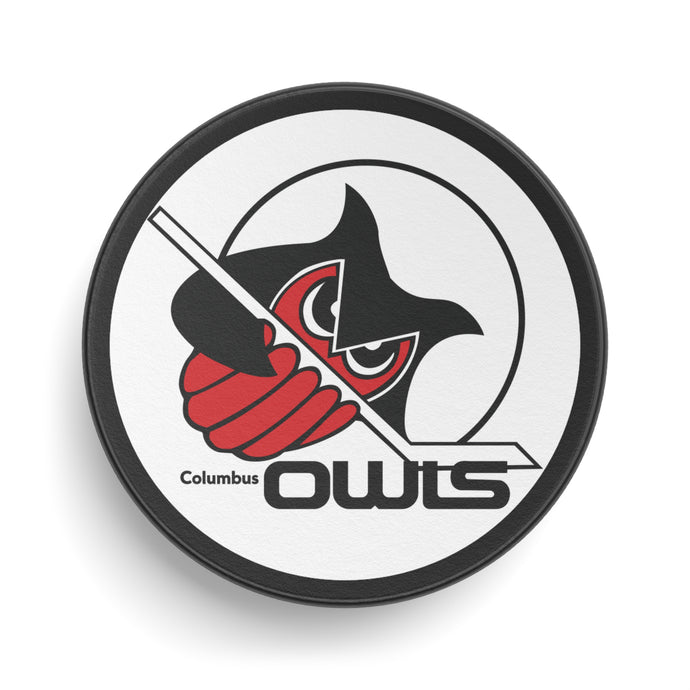 Columbus Owls Ohio International League '73-'77 Hockey Puck