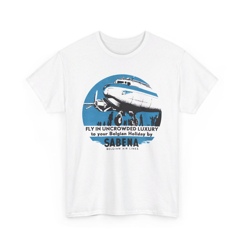 Load image into Gallery viewer, Belgium Sabena Airlines Retro Nostalgic T-shirt
