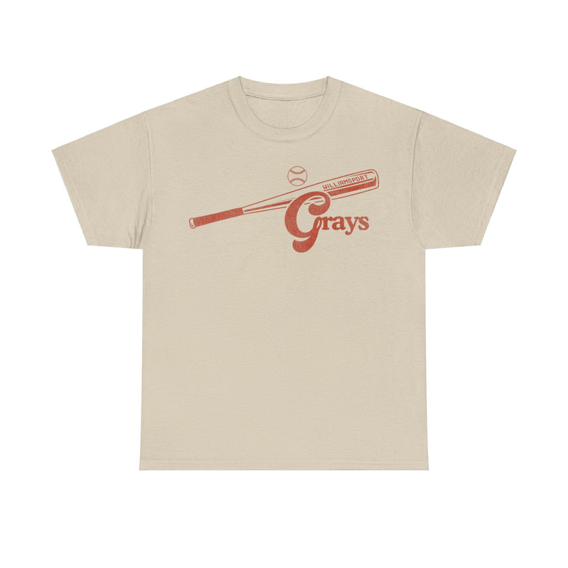 Load image into Gallery viewer, Williamsport Grays Nostalgic Retro Baseball Team T-shirt
