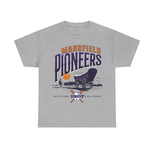 Mansfield Pioneers Est 1907 Ohio Baseball T-shirt