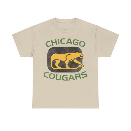 Chicago Cougars Illinois Ice Hockey T-shirt