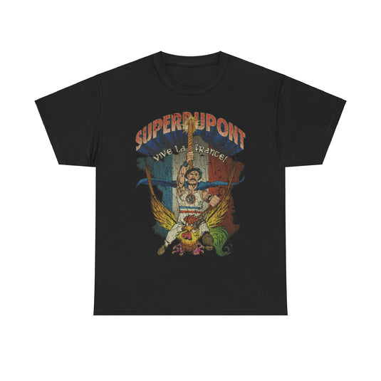 Superdupont 1972 French Comic Strip Super-hero T-shirt