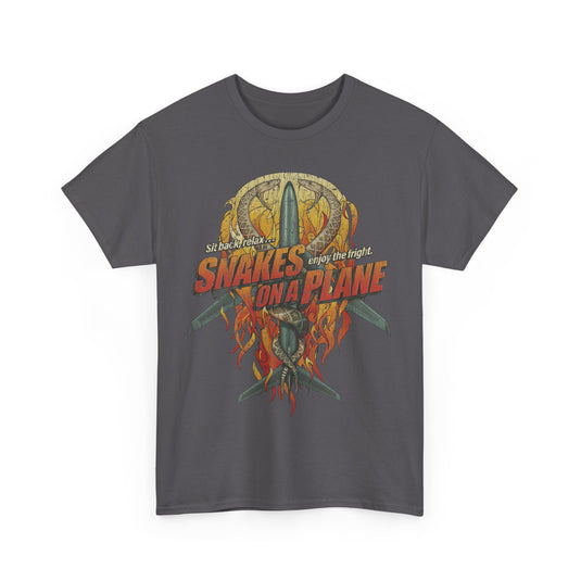 Snakes on a Plane 2006 Action Thriller Movie T-shirt