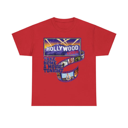 Hollywood Video Retail Movie Store Nostalgic Logo T-shirt