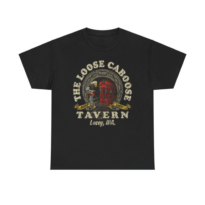 Load image into Gallery viewer, The Loose Caboose Tavern 1967 Lacey Washington Bar Restaurant T-shirt
