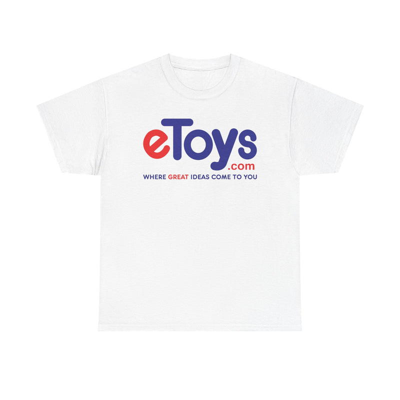 Load image into Gallery viewer, Etoys.com Logo T-Shirt Where Great Ideas Come To You
