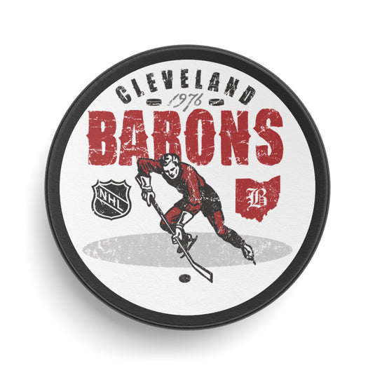 Cleveland Barons Est 1976 Ohio Hockey Puck