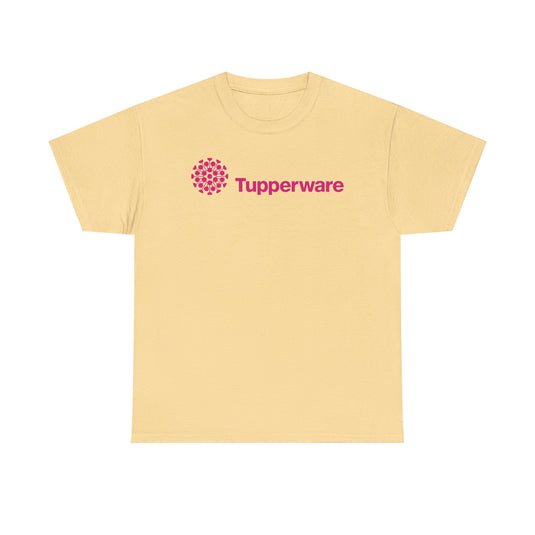 Tupperware Brands T-Shirt Bankrupt Kitchen Storage Company Logo Tee