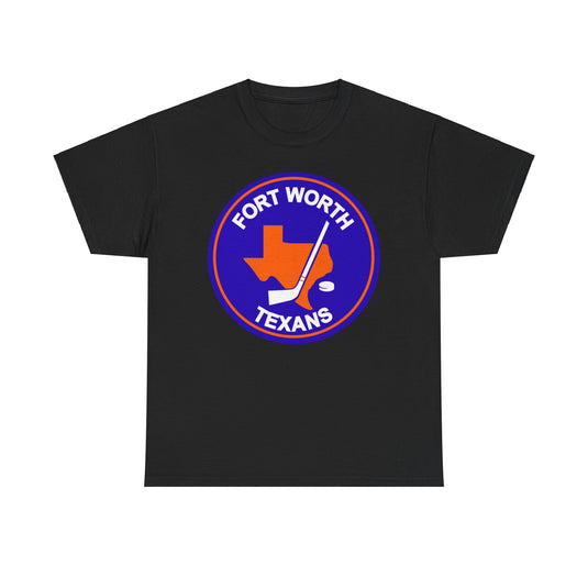 Fort Worth Texans Hockey 1981 Texas Nostalgic Logo T-shirt