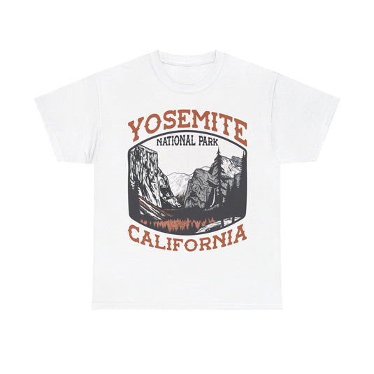 Yosemite National Park California Poster Print T-shirt